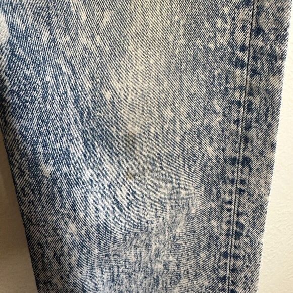 Vintage Levi's 761 Acid Wash Jeans High Waist Straight Leg 80s 90s Grunge 32x31 - Picture 9 of 10